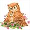 Diamond Dotz® Intermediate Mother & Baby Owl Diamond Facet Art Kit